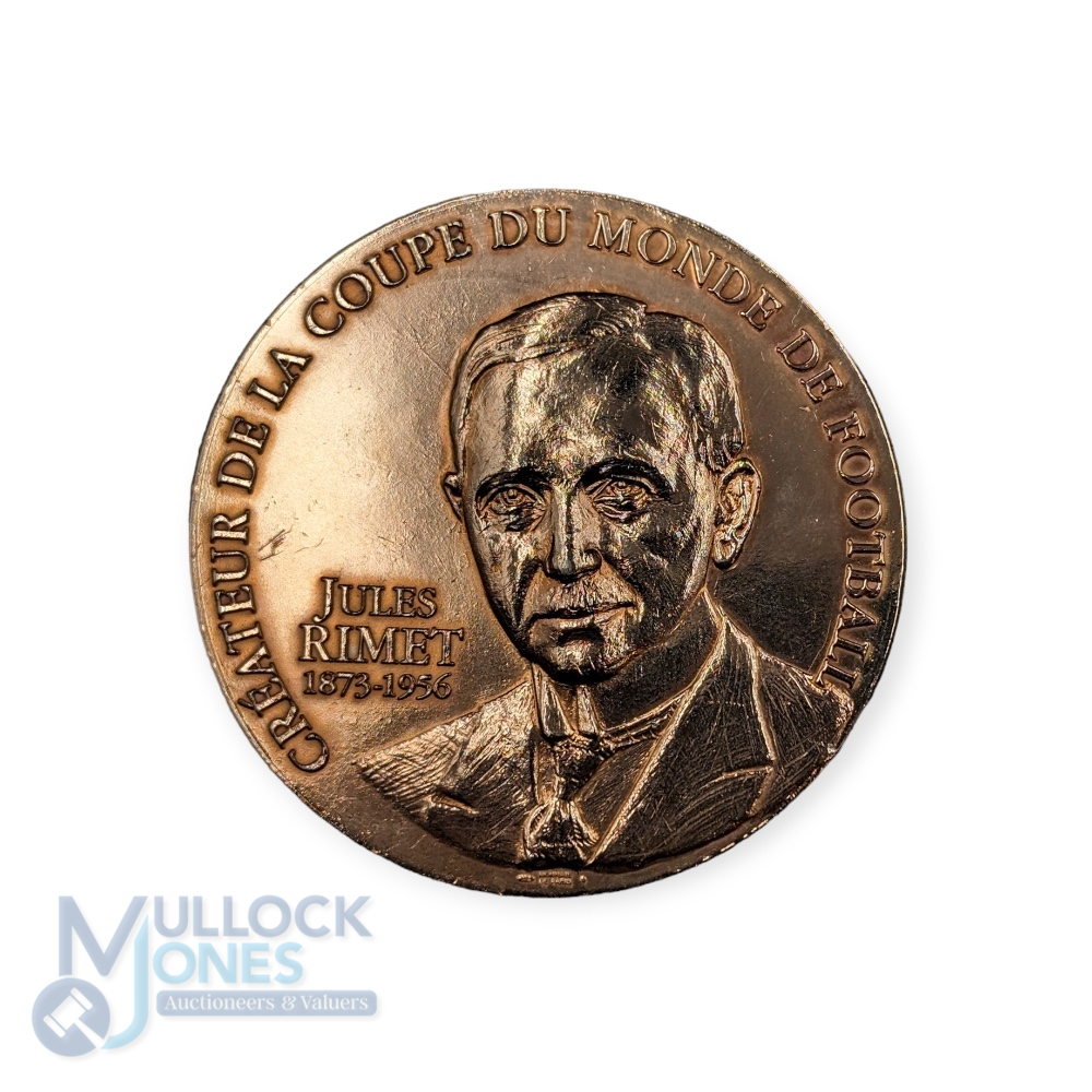 1873-1956 Jules Rimet Creator de la Coupe de Monde de Football Commemorative Medallion,