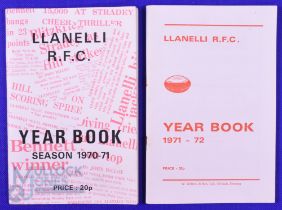 Scarce Llanelli RFC Yearbooks (2): Much sought-after, the first and second editions of this