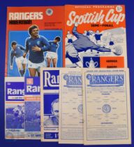 Selection of Rangers home match programmes 1954/55 Hamilton Accas. (SLC), 1955/56 Hamilton Accas.,