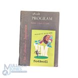 1958 World Cup Final Programme West Germany v Yugoslavia, 19th June 1958, in good clean condition