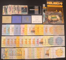 Collection of Wolverhampton Wanderers memorabilia to include home match tickets 1971/72 (10)