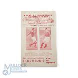 1946/47 Hearts v Chelsea friendly 4 page match programme, 21 April 1947; good. (1)