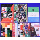 1960-2000 Tourists in Wales Rugby Programmes (16): S Africa v Cardiff 1960 (grubby) and 1994 and