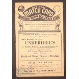 Pre-War 1933/1934 Hitchin Town v Brentwood & Warley Spartan League Boxing Day 1933; fair. (1)