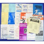 Shrewsbury Town match programmes in the Welsh Cup to include 1973/74 Cardiff City (s/f) (H), Newport