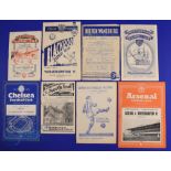 1953/54 Wolverhampton Wanderers (championship season) away match programmes v Liverpool,