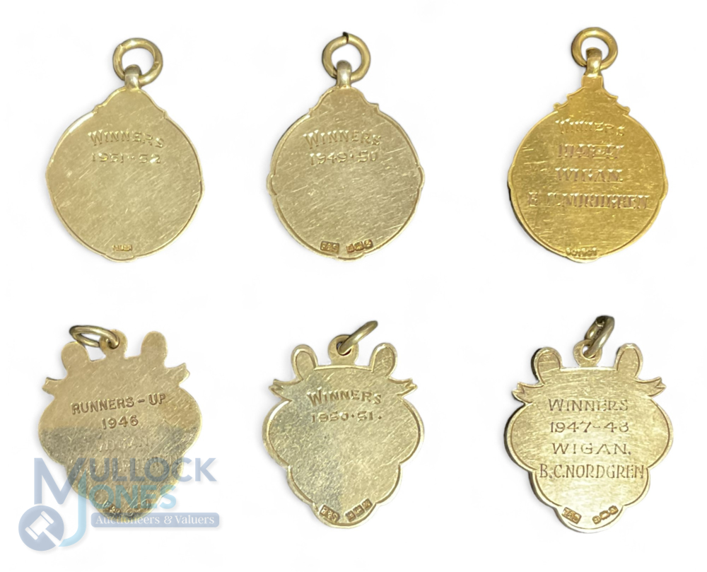 Brian Nordgren Wigan Rugby League medals, Six Medals comprising: 2 Challenge Cup Winner`s Medals and - Image 3 of 4