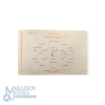 1954 Gilgryst Cup final Manchester Utd v Stockport County at Old Trafford 27 April 1954 single
