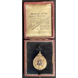 9ct Gold Medal Halifax N. U. F. C. Life Member Fountain St to P Gray 8.4g