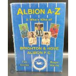 Football hardback book - Brighton and Hove Albion A to Z of Who's Who with DJ by Tim Carder and