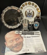 Newcastle Utd / Alan Shearer Memorabilia to include Newcastle Brown Ale 2006 Testimonial Beer,