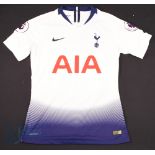 2018/19 George Marsh No 53 Tottenham Hotspur match issue home football shirt in white, Nike/AIA,