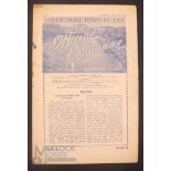 1950/51 Shrewsbury Town Div. 3 (N) match programme v New Brighton 5 May 1951 final game of the