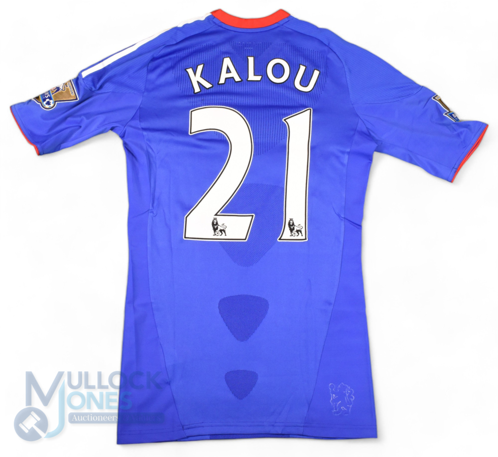 2010/11 Salomon Kalou No 21 Chelsea match issue home football shirt with Championship winning 2009/ - Image 2 of 2