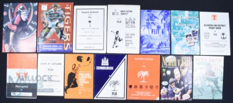 1970-1998 Fiji in the UK Rugby Programmes (13): 1970, NE Counties, Midland Counties East (4
