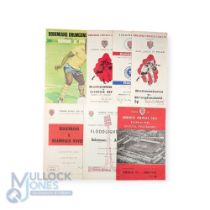 Selection of Bohemian FC home match programmes 1953/54 Admira Vienna (friendly), 1961/62 Arsenal (