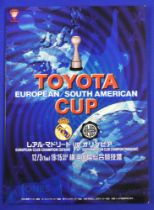 2002 European/South American Cup final in Tokyo, Real Madrid v Olimpia match programme; good. (1)
