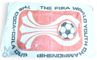 Original FIFA World Coke Cola Championship Youth Cup Flag 170 x 108cm