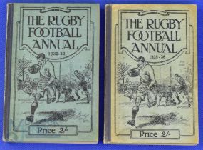 1932-3 and 1935-6 Rugby Football Annuals (2): Two non-consecutive issues from the 1930s of this so-