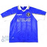 1997/98 Chelsea FC Multi-Signed home football shirt in blue Umbro/Autoglass, size XL, short