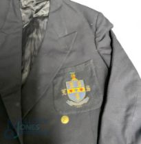 Rugby School Warwickshire Rugby Football Blazer with Brass buttons named S B Heath