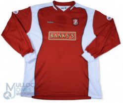 2003/04 Paul Merson No 10 Walsall match worn home football shirt v West Ham United 20 Dec,