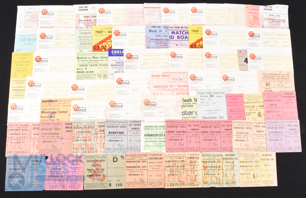 Collection of Manchester Utd match tickets to include Big Match 1991 European Cup Winners final