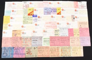 Collection of Manchester Utd match tickets to include Big Match 1991 European Cup Winners final