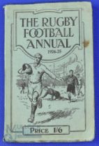 1924-5 Rugby Football Annual: The popular but quite scarce early issue of the long-running, compact,