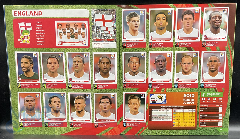 Panini FIFA World Cup Soccer Stars South Africa 2010 Sticker Album complete with Poster (Scores - Image 3 of 4