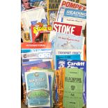 Mixed selection of Football Programmes from 1960s to 1980s from various teams Aston Villa, Millwall,