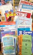 Mixed selection of Football Programmes from 1960s to 1980s from various teams Aston Villa, Millwall,