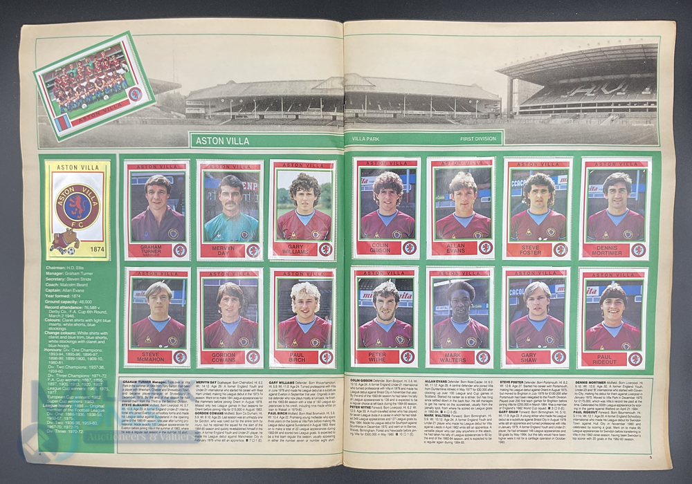 Panini Football Soccer Stars 1985 Sticker Album complete - Image 3 of 6