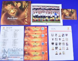 UEFA Euro 2004 Portugal Programme and Tickets to include guide and complete tickets for England v