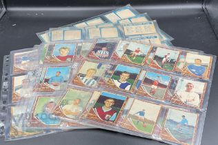 A & BC Bubble Gum Cards - 1963 Football cards Blue Backs Make A Photo 1-55 and 59-110 checklist is