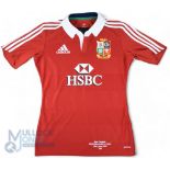 2013 British and I Lions Matchworn and Named Rugby Jersey: Ben Youngs, Lions No. 799's scarlet and