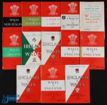1950s Wales H and A Rugby Programmes (13): v NZ 1953 (last Wales win v All Blacks!), v Australia