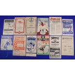 1948/49 Wolverhampton Wanderers away match programmes v Blackpool, Arsenal, Chelsea, Aston Villa,