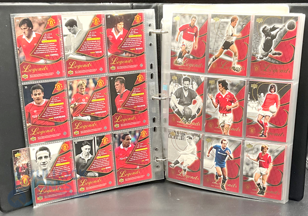 2002 Upper Deck Manchester Utd Collectors Cards Legends Set with Legendary Signatures to include - Bild 2 aus 5