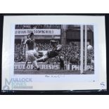 Bob Latchford, Everton Autographed Limited Edition Colour Print 190/500 by Big Blue Tube, signed