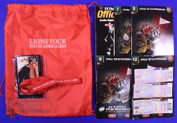 2009 British and I Lions to S Africa Rugby Selection (11): Customised tour bag to include lanyard
