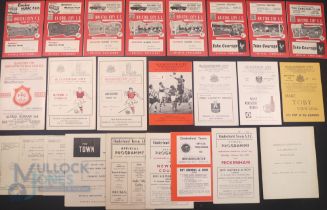 Selection of programmes Bristol City, 1956/57 Notts. County, 1958/59 Scunthorpe Utd, 1959/60 Cardiff