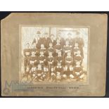 Machen Rugby Football Club Victorian sepia toned black and white photograph measuring 14 x 18in with