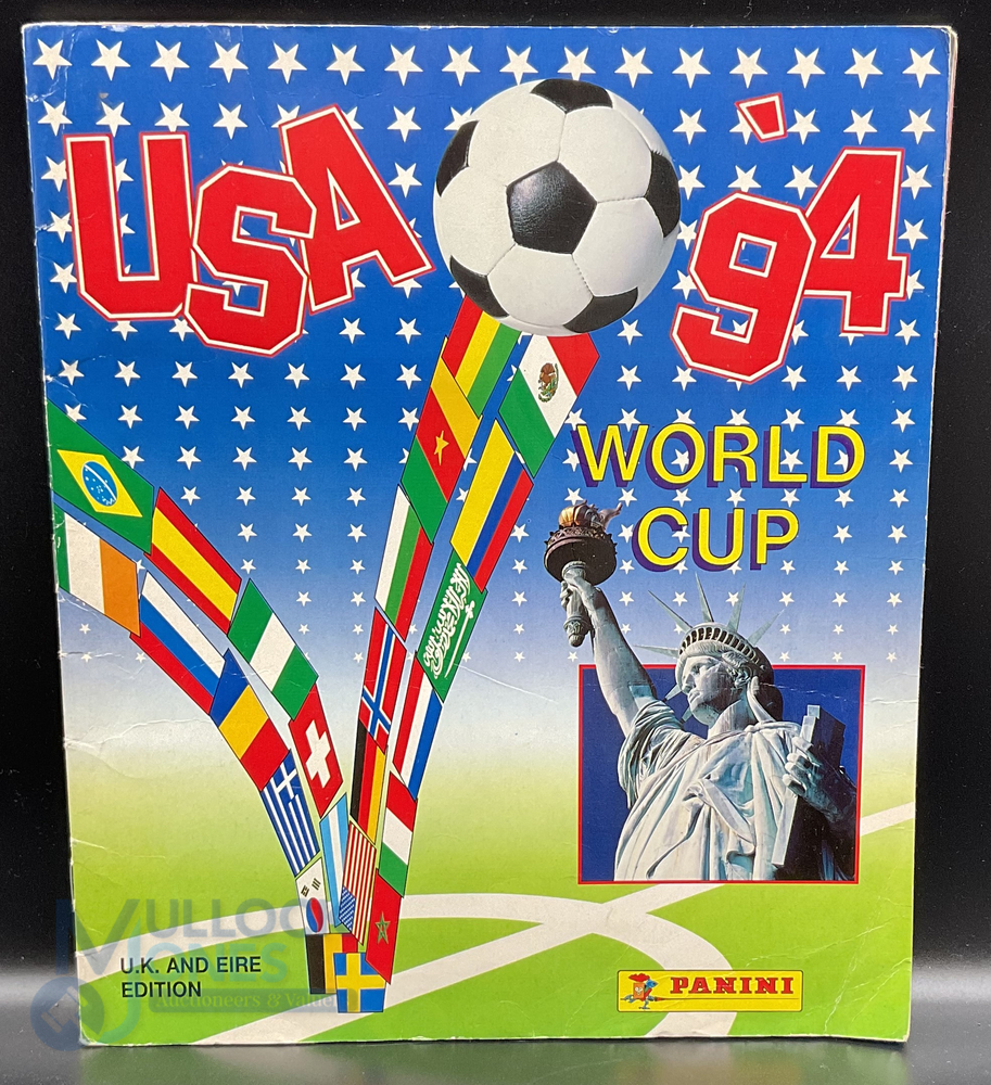 Panini FIFA World Cup Soccer Stars USA 1994 Sticker Album complete (Scores not filled in)