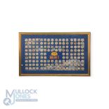 Promatch - Premiership Medallions 97 The Ultimate Football Medallion Collection, framed and