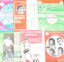 Selection of Representative match programmes 1971/72 FA of Ireland v West German Olympic team 5