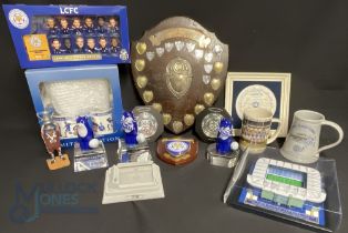 Leicester City Memorabilia - replica Charity Shields, Mugs, Soccerstarz figures. Model of the