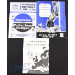 Coleraine home match programmes 1965/66 European Cup Winners v Dynamo Kiev 2 September 1965 at the