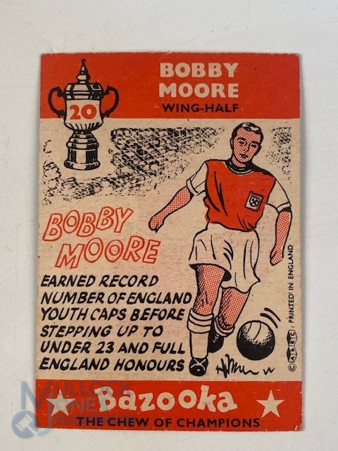 A & BC Bubble Gum Cards - 1962 Football cards issued with Bazooka 1-82 include 2 checklists one is - Image 4 of 4