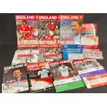 Selection of International Football programmes all with tickets to include England v Holland 9/2/05,